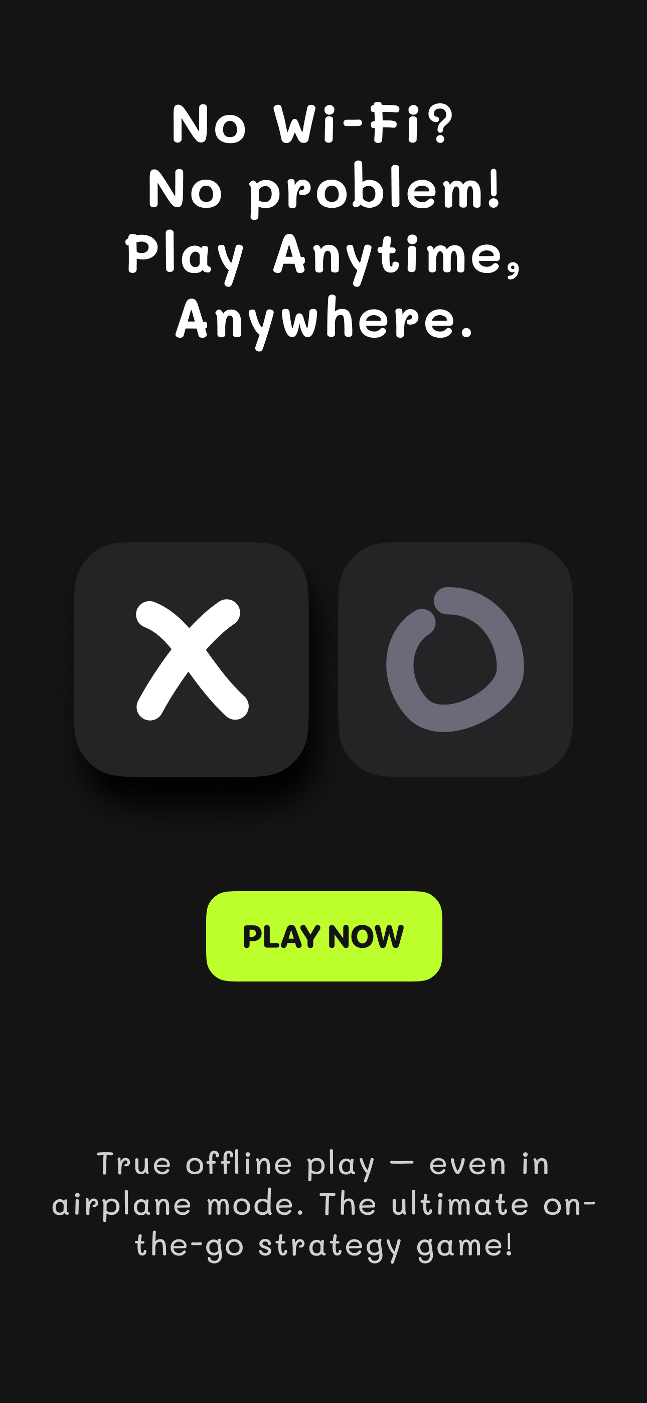 Tic Tac Toe: Offline AI XO