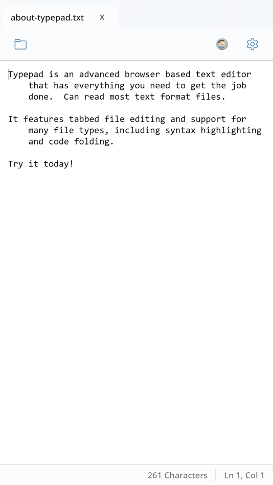#1. Typepad Editor (iOS) Podle: Brandon Stecklein