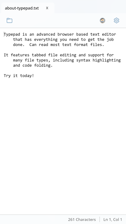 Typepad Editor - 2.6.0 - (iOS)