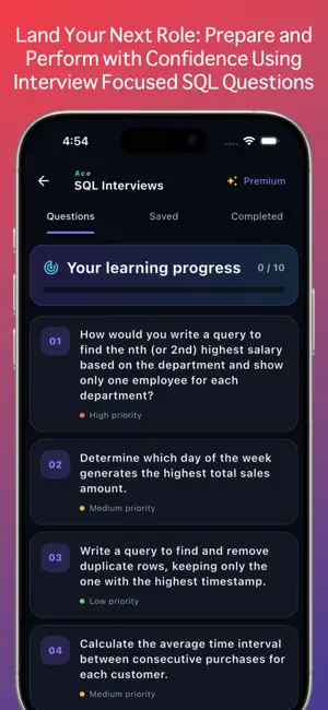 Ace SQL Interviews screenshot 1