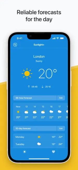 Sunlight+ : The weather app screenshot 2