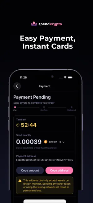 SpendCrypto.com: Gift Cards screenshot 3