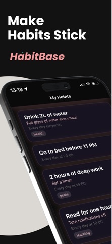 Habit Tracker - HabitBase Screenshot 1 of 5
