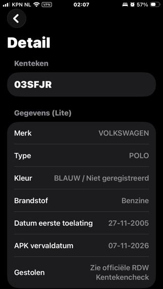 App screenshot