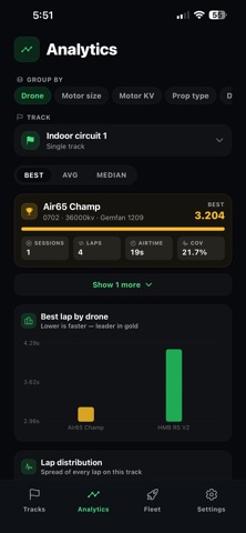 FPV Lap Timer screenshot