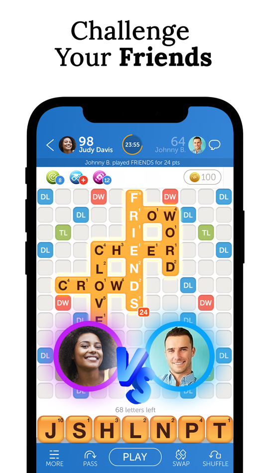 #7. Words With Friends Word Game (iOS) 由: Zynga Inc.