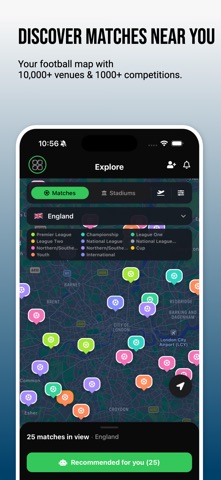 Flutlicht - Groundhopping App Screenshot 1 of 9