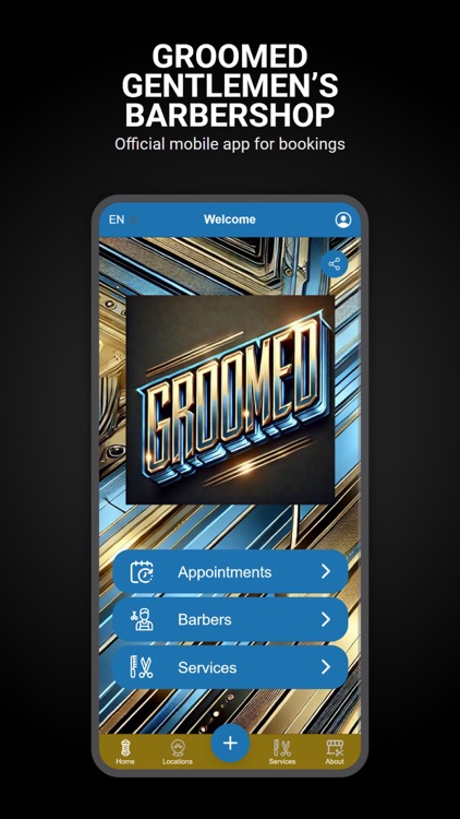 Groomed gentlemen’s barbershop