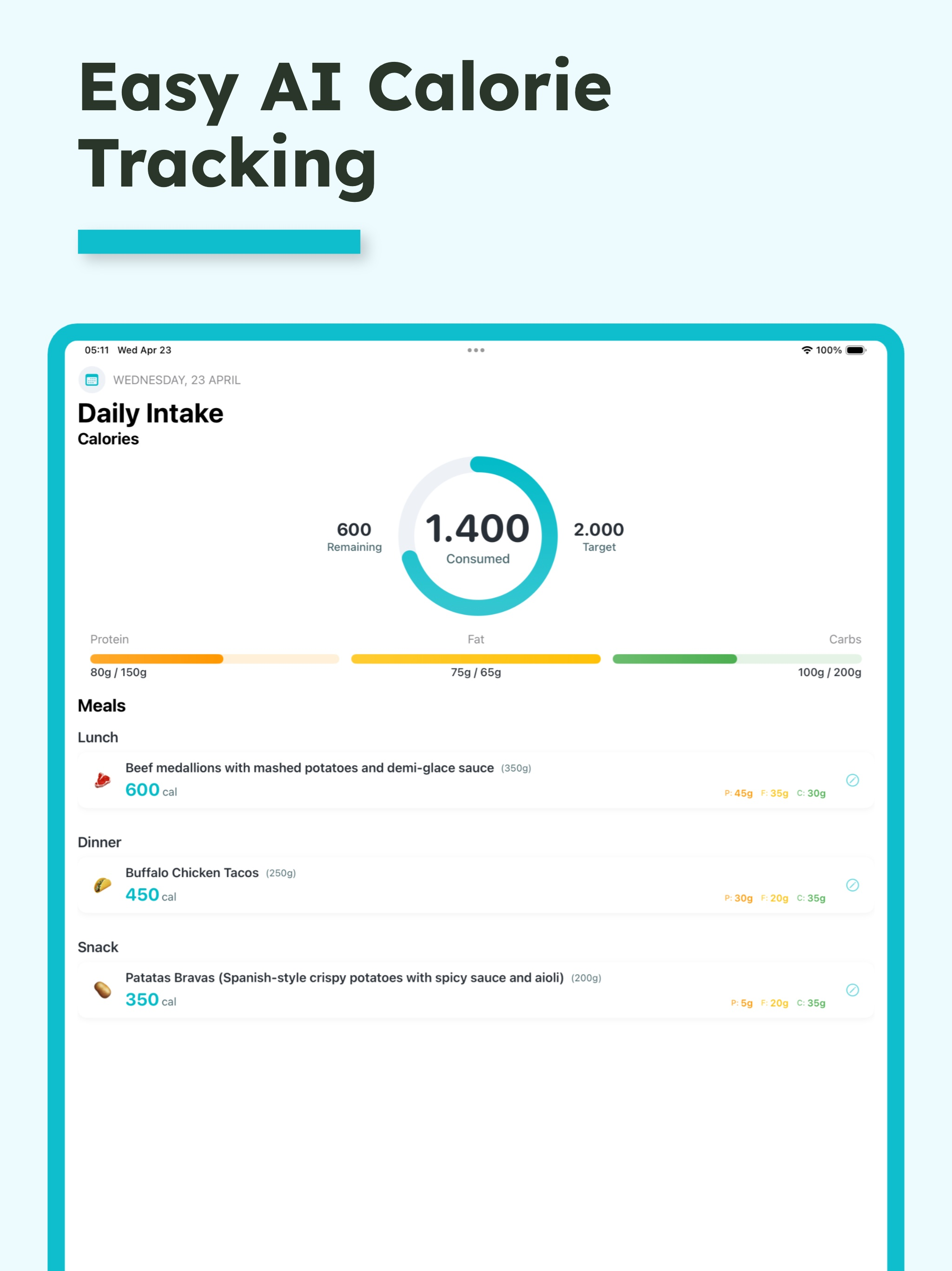 Calolens - AI Calorie Counter