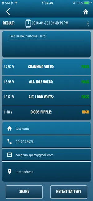 iBat Magneti Marelli screenshot 3