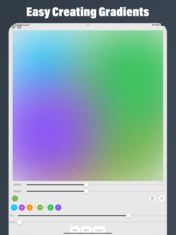 Screenshot #5 pour Color Gradient - Card Tool