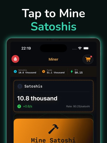 Bitcoin Factory iPad screenshot