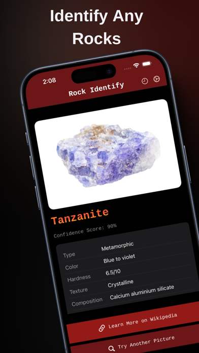 Gem Identifier: RockIdentify Screenshot