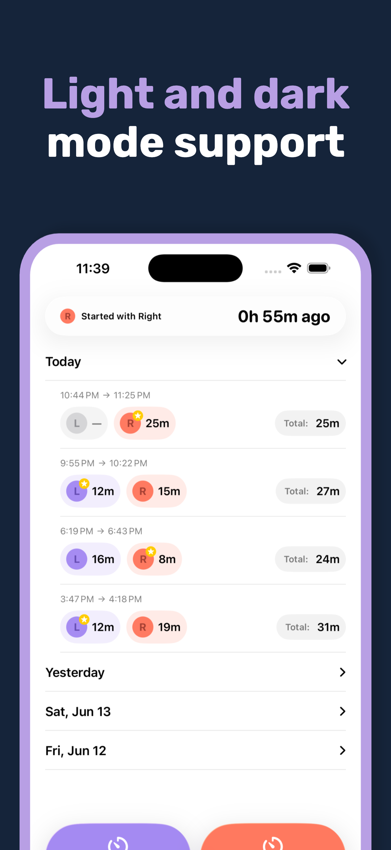 LatchTime: Breastfeeding Timer screenshot 4