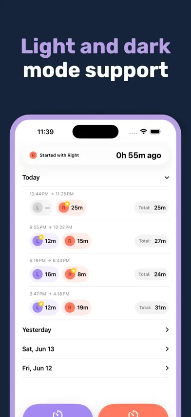 LatchTime: Breastfeeding Timer screenshot 4