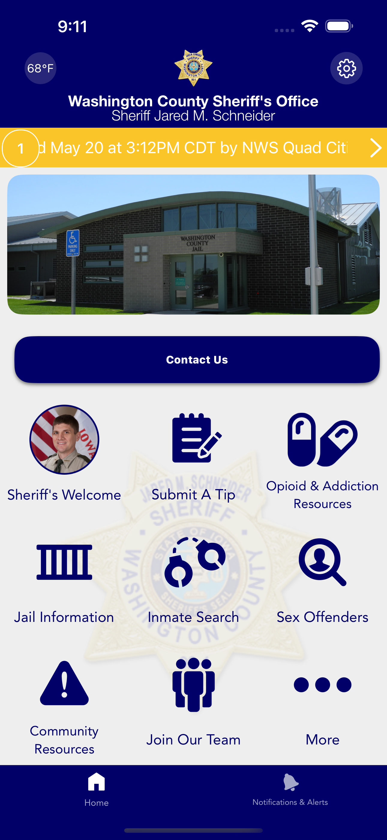 Washington County Sheriff Iowa