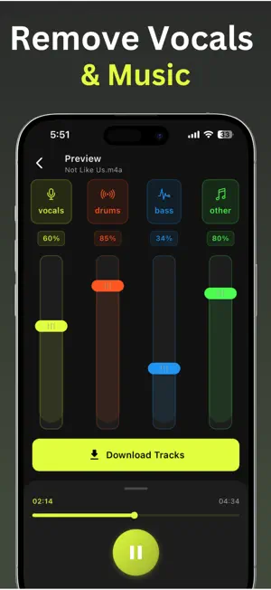 Vocal remover: Unvox screenshot 2