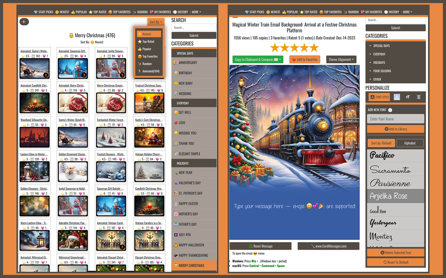 Email Backgrounds & Stationery screenshot 21