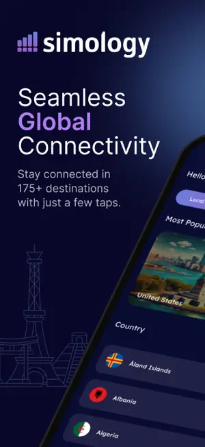 Travel eSIM Sim Card: Simology screenshot 1