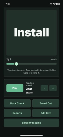 DuckRead: AI Focus Reader Screenshot 4