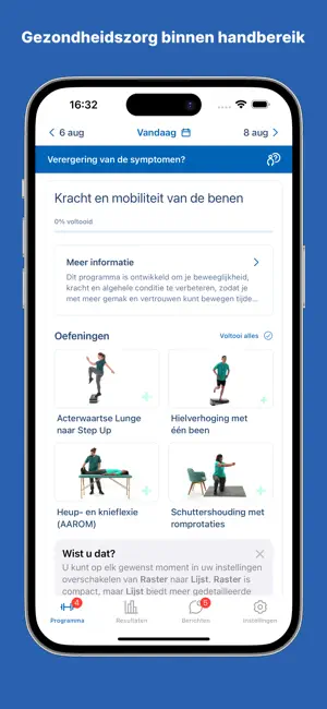 Fysioapp - online zelfhulp screenshot 2