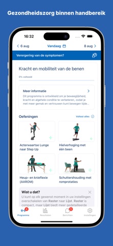 Fysioapp - online zelfhulp Screenshot 2 of 6