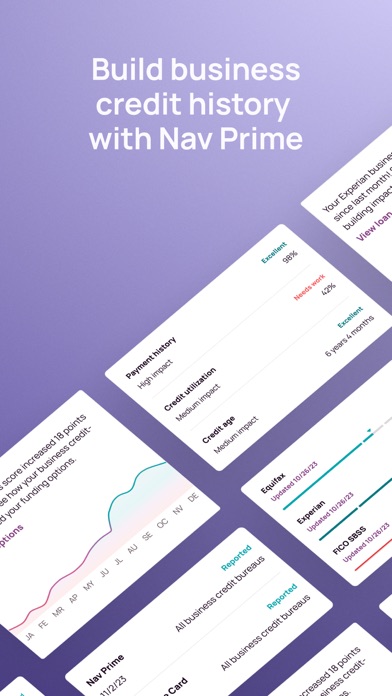 Nav Business Financial Health Screenshot