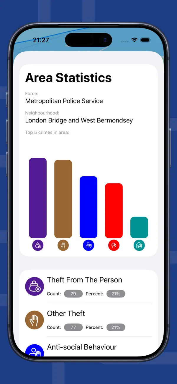 Screenshot #2 pour Crime Map Watch UK