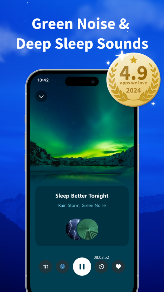 #3. Sleep Dose: White Noise, Rain (iOS) By: Better Feel Apps