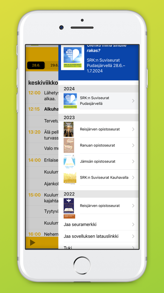 #4. Kesäseurat (iOS) 由: Suomen Rauhanyhdistysten Keskusyhdistys ry