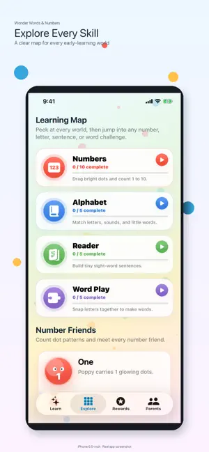 Wonder Words & Numbers screenshot 2