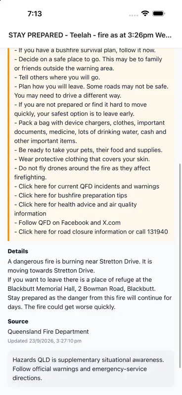 Hazards QLD screenshot 4 of 6