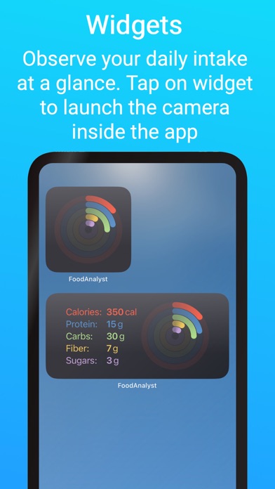 FoodAnalyst: Know your food Screenshot