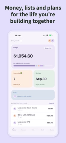 Ourly: Money, Lists & Plans screenshot 1