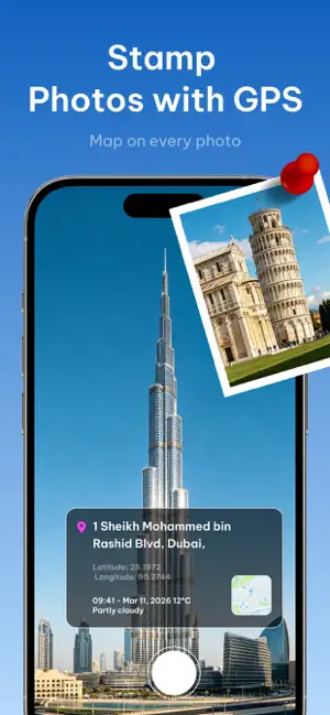 LiveScope: GPS Map Camera iPhone screenshot 4