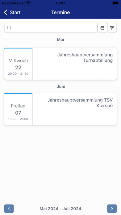 TSV Kierspe 1879/1904 e.V. Screenshot