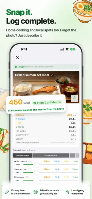 Kalori: Japanese Food Calories screenshot 2