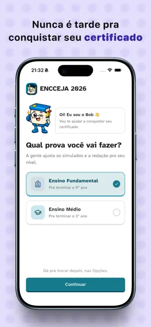 ENCCEJA 2026: Redação Simulado screenshot 1