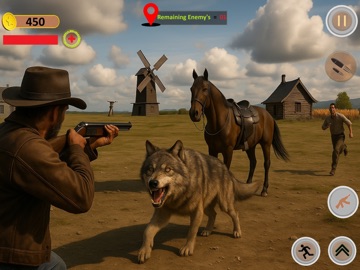 Forest Fighter Survival Games iPad screenshot