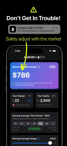 $TSLA Margin Stocks Alerts screenshot