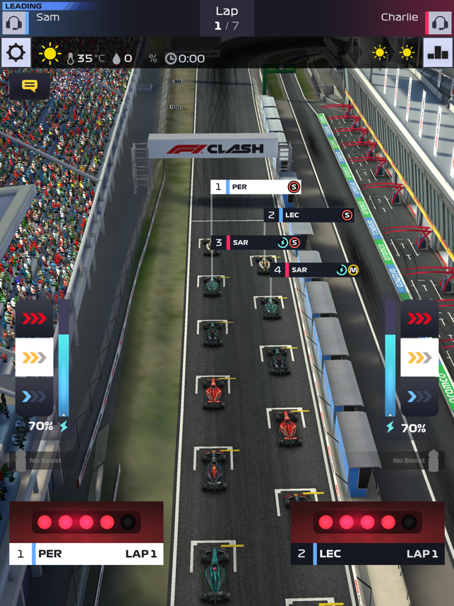 ‎F1 Clash - Car Racing Manager Screenshot