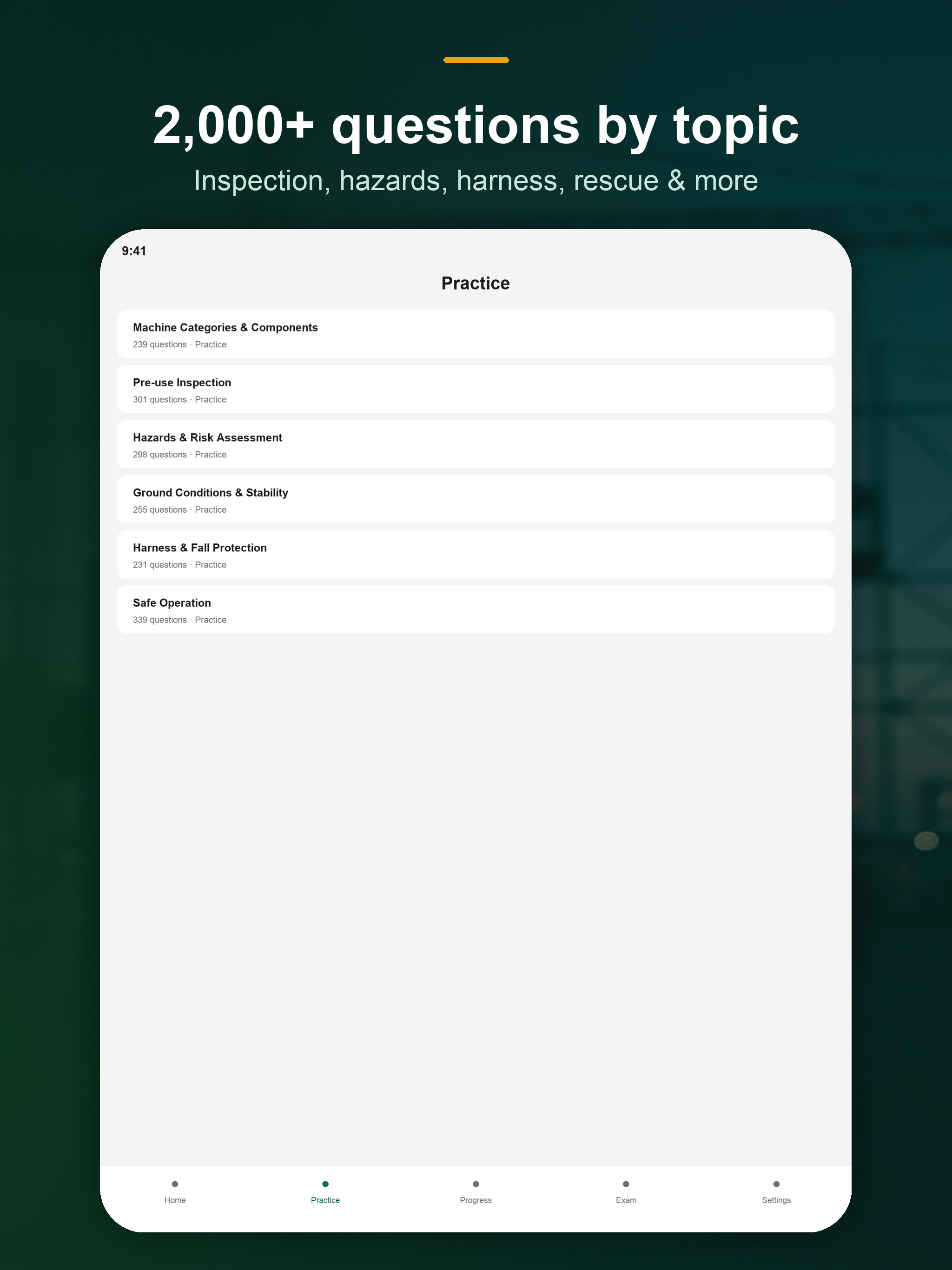 IPAF Powered Access Prep screenshot 10
