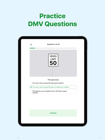 Driving Lessons: 2026 DMV Test iPad screenshot