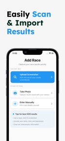 My Race Results screenshot