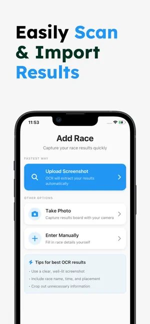 My Race Results screenshot 3