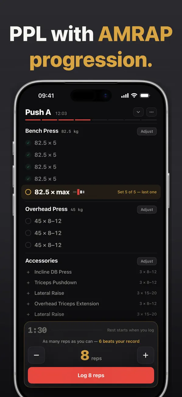Screenshot #2 pour PPL Weightlifting