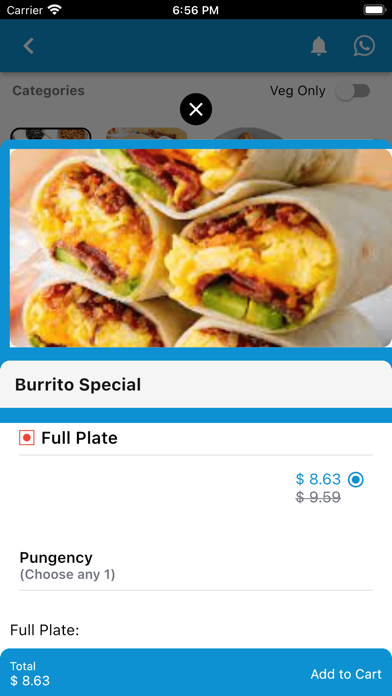 Foodmania Customer Screenshot