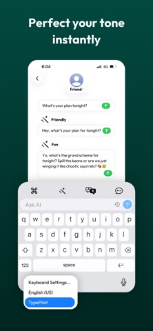 TypePilot – The AI Keyboard iPhone screenshot
