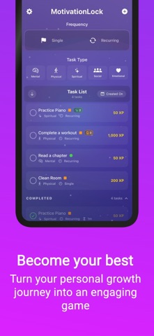 MotivationLock screenshot