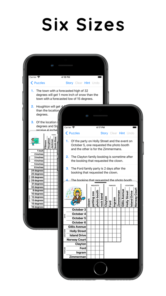 #4. Logic Grid Puzzles (iOS) 由: Egghead Games LLC